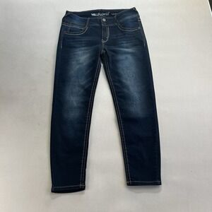 Junior Wallflower Stretch Blue Jeans The Luscious Skinny Curvy Fit 9 R New